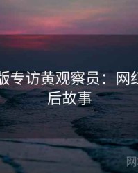 91网页版专访黄观察员：网红事件幕后故事